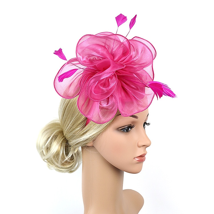 Retro / vintage 1950-tallet 1920-tallet Hodeplagg Party-kostyme Fascinator-hatt Dame Maskerade Fest / aften Utdrikningslag Voksne Hodeplagg 2025 - $19.99 –P4