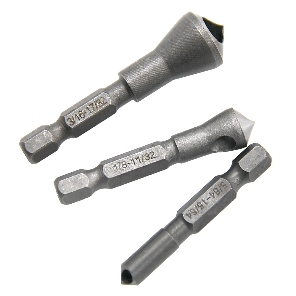 90 Degrees Hex Shank Inch System Inclined Hole Chamfering Cutter Internal Chip Removal Spot Facer Chamferer Deburring Woodworking 2025 - $12.99 –P4