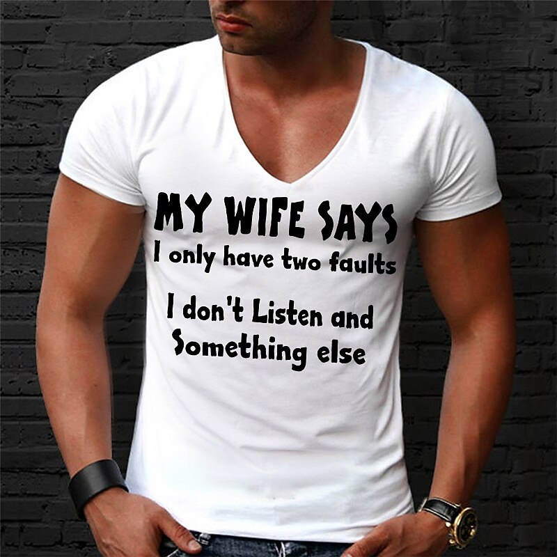 Men's Unisex Letter Graphic Prints T Shirt Short Sleeve T shirt Hot Stamping V Neck Shirt Sports Designer Casual Outdoor Street Daily White Red Navy Blue Summer Clothing Apparel S M L XL XXL 3XL 2025 - $15.99 –P1