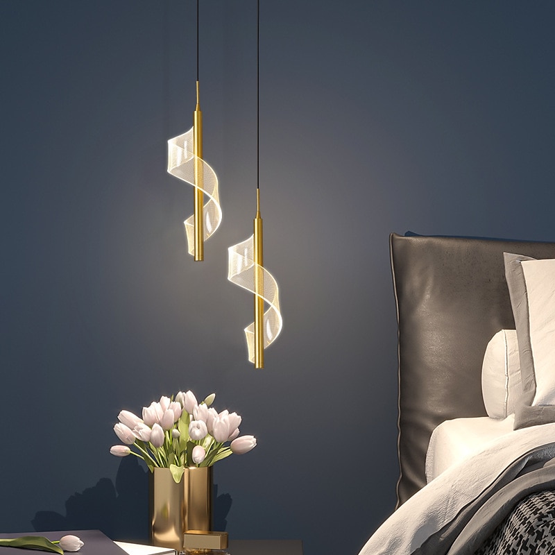 30 cm moderne nordic light hanglamp led eiland licht luxe woonkamer achtergrond nachtkastje kroonluchter 2025 - $177.99 –P4
