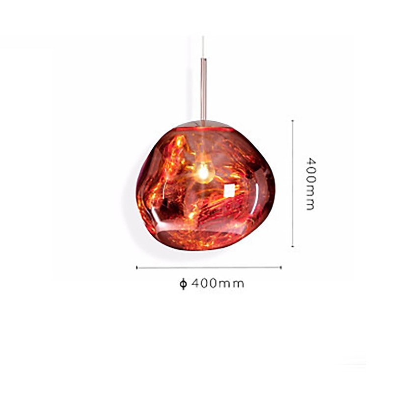 20 cm Design unico Luci Pendenti Metallo Bicchiere LED Stile nordico 110-240 V del 2025 a $185.99 –P5