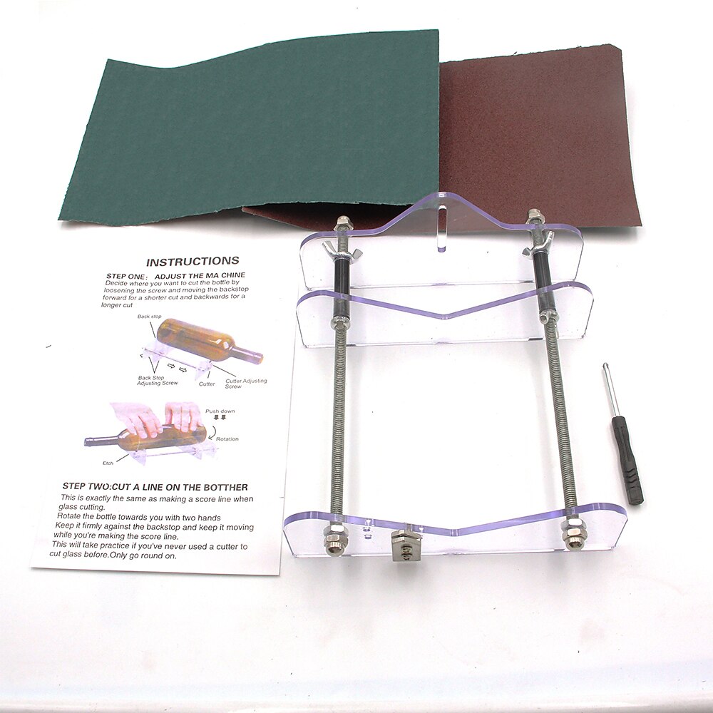DIY Glass Bottle Cutter Adjustable Sizes Metal Glassbottle Cut Machine for Crafting Wine Bottles House Decorations Cutting Tool 2025 - $10.99 –P6