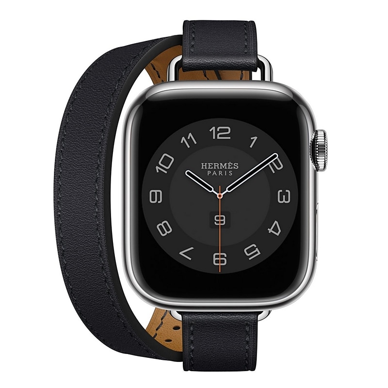 Double Tour Compatível com Pulseira Apple Watch 38mm 40mm 41mm 42mm 44mm 45mm 49mm Fecho de Metal Ajustável Couro PU pulseira de substituição para iwatch Ultra 2 Series 9 8 7 SE 6 5 4 3 2 1 de 2025 por $20.99 -P3