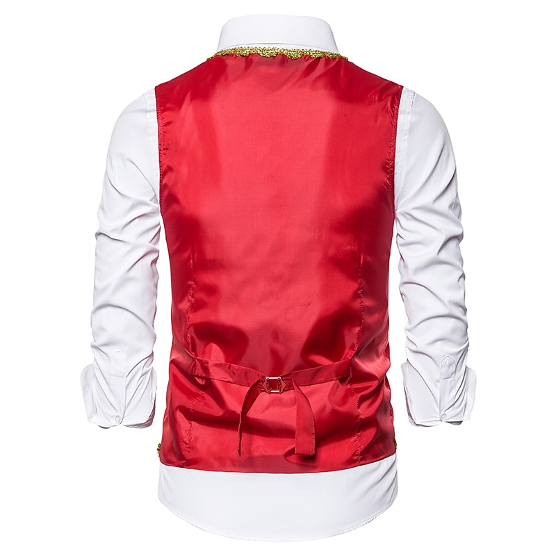 Retrò Vintage Rococò Vittoriano Mascherata Gilet Principe Ricamo Costume Per uomo Mascherata Festa / Sera Carnevale di Venezia Adulti Gilet del 2026 a $41.99 –P9