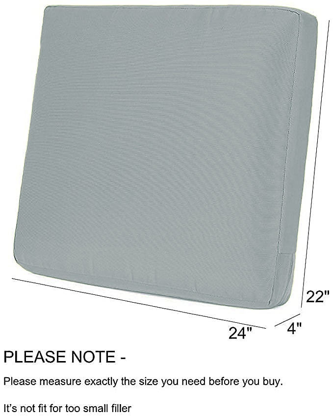 4 pcs Waterproof Seat Cushion Cover Outdoor Patio Garden Striped Water-Resistant Simple Square Zipper Traditional Classic Solid Color 2025 - $31.99 –P2