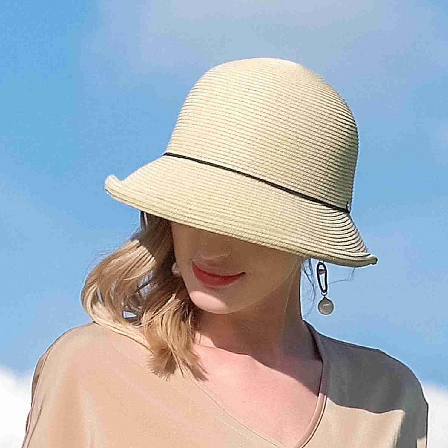 Bohemian Beach Straw Hats with Beading / Color Block 1pc Party / Evening / Casual Headpiece 2025 - $26.99 –P5