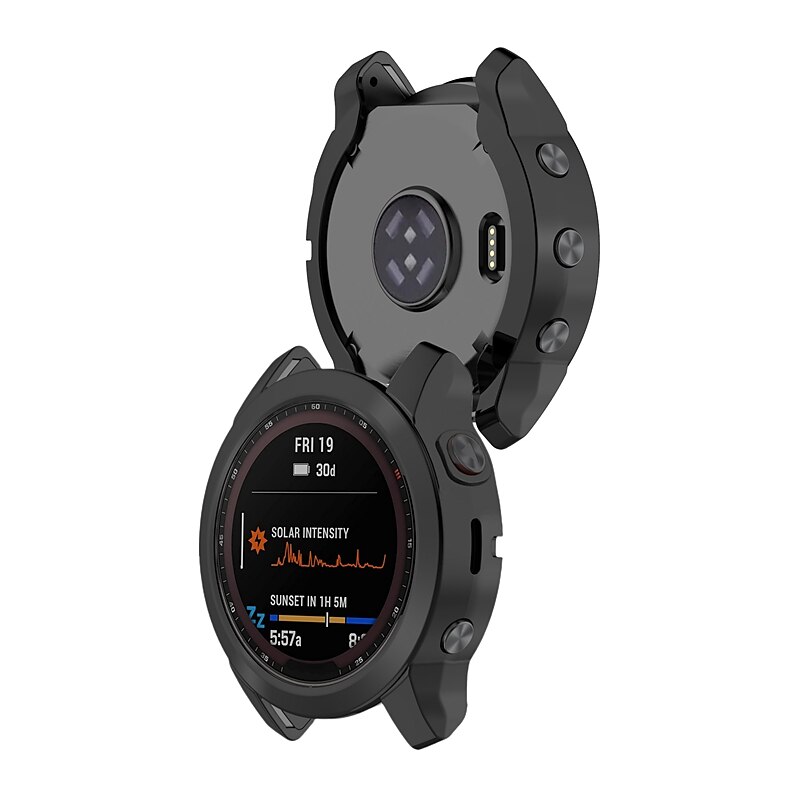 2 Pack Watch Case Compatible with Garmin Fenix 7S / Fenix 7 / Fenix 7X Scratch Resistant Ultra-thin Shockproof Soft TPU Watch Cover 2025 - $14.99 –P5
