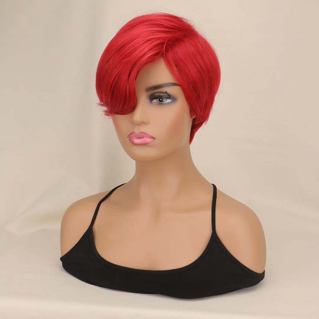 Wine Wigs for Women Synthetic Wig Curly Bouncy Curl Asymmetrical Wig Short Wine Red Synthetic Hair Burgundy Wigs for Black Women Christmas Party Wigs 2025 - $23.99 –P1