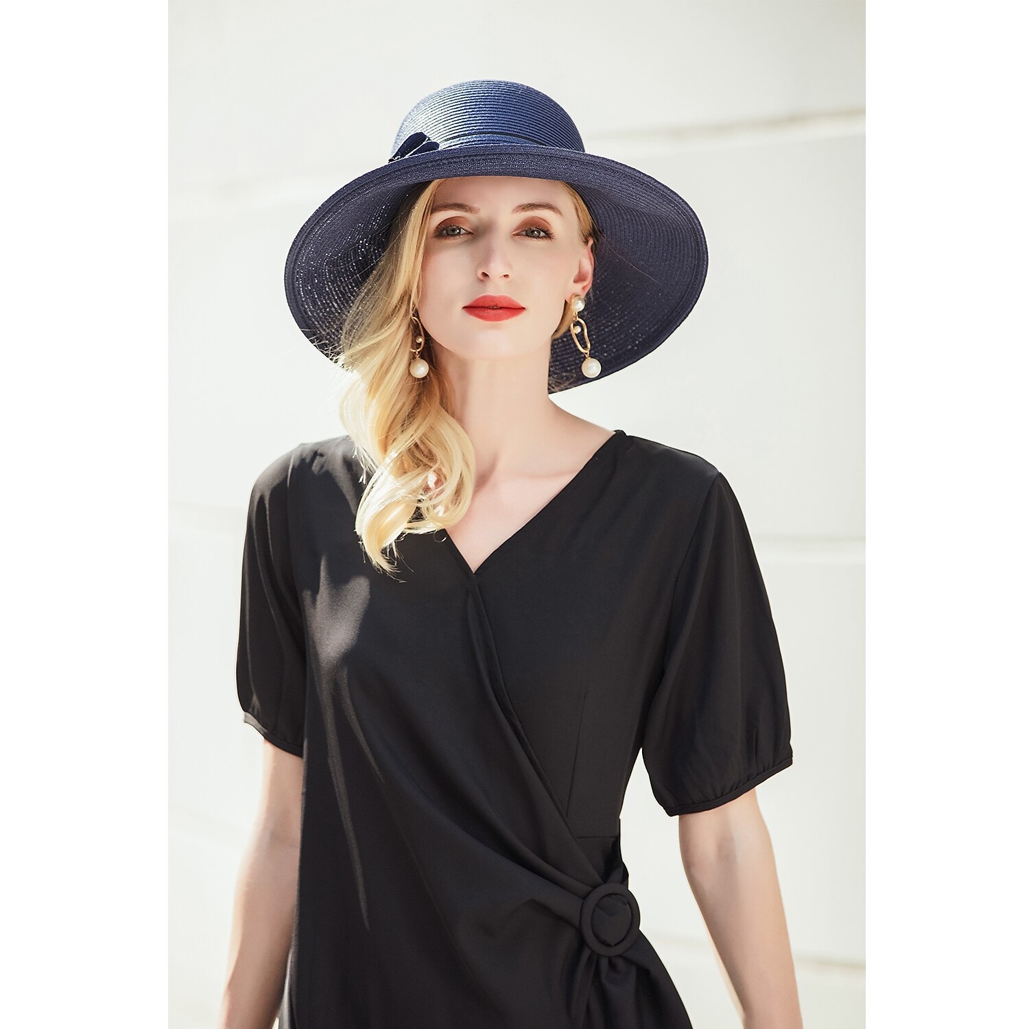 leuke Style Bruiloft Poly / katoenmix hoed met Sjerp / Lint / Veters / Gevlochten bandje 1 stuk Casual / Verjaardag / Melbourne Cup Helm 2025 - $49.99 –P14