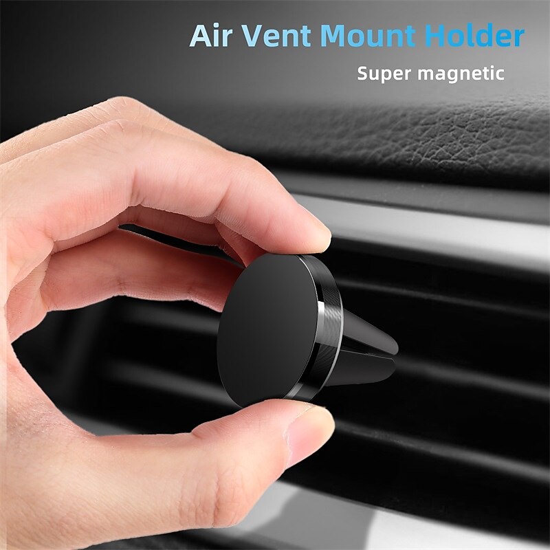 UIGO Magnetic Phone Holder for Redmi Note 8 Huawei in Car GPS Air Vent Mount Magnet Stand Car Mobile Phone Holder for iPhone 11 2025 - $11.99 –P2