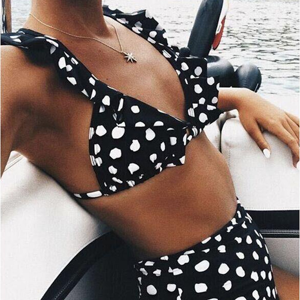 Tupfen Retro Vintage 1950er Bademode Badeanzug Tupfen Damen Maskerade Party / Abend Junggesellinnenabschiedsparty Erwachsene Oberteil Shorts 2025 - $24.99 –P4
