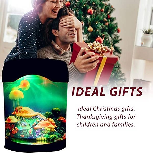 Jellyfish Tank Marine World Swimming Mood Light LED Colorful Aquarium Night Lights Children's Lamp Decorative Lights 2025 - $25.99 –P14
