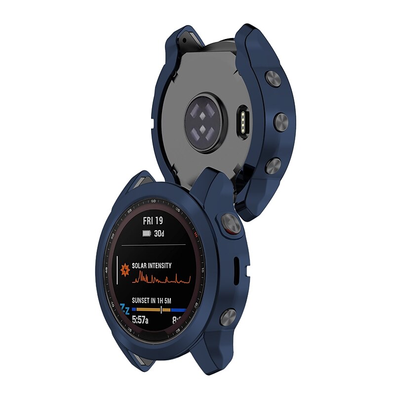 2 Pack Watch Case Compatible with Garmin Fenix 7S / Fenix 7 / Fenix 7X Scratch Resistant Ultra-thin Shockproof Soft TPU Watch Cover 2025 - $14.99 –P17