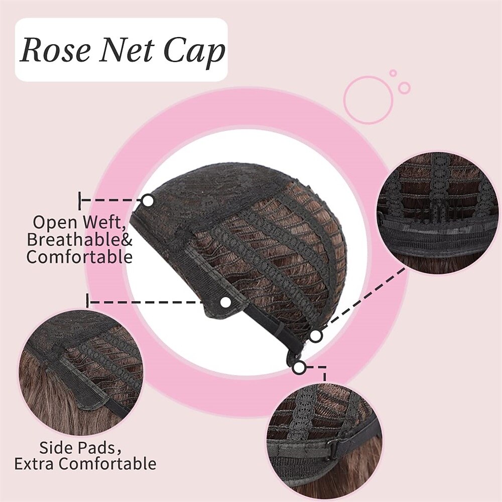 Long Black Curly Synthetic Hair Wigs for Black Women Middle Parting Natural Looking Lightweight High Temperature Synthetic Fibers Full Hair Wigs 2025 - $9.99 –P4