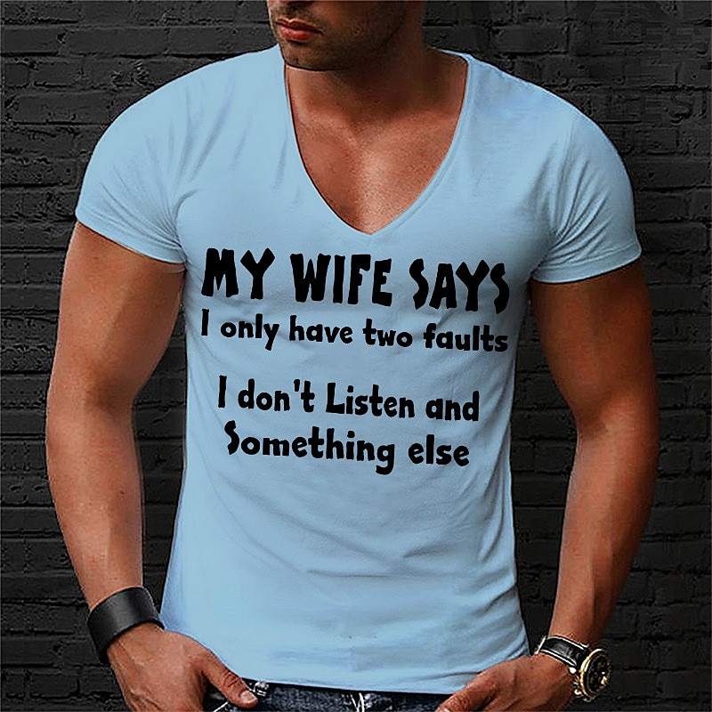 Men's Unisex Letter Graphic Prints T Shirt Short Sleeve T shirt Hot Stamping V Neck Shirt Sports Designer Casual Outdoor Street Daily White Red Navy Blue Summer Clothing Apparel S M L XL XXL 3XL 2025 - $15.99 –P4