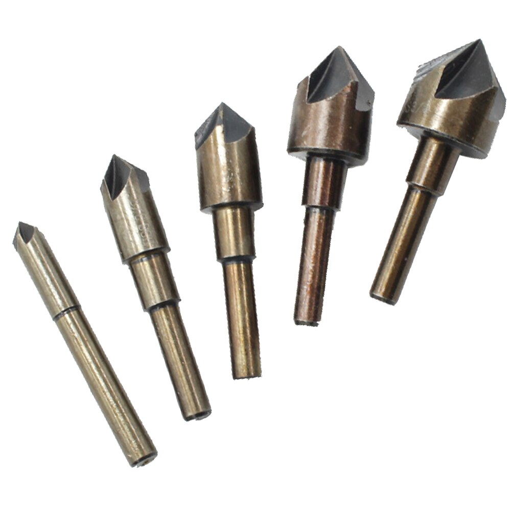 5 pc britannique cuisson jaune en acier à grande vitesse poignée ronde chanfrein à cinq bords pour le travail du bois de 2025 ? $19.99 –P2