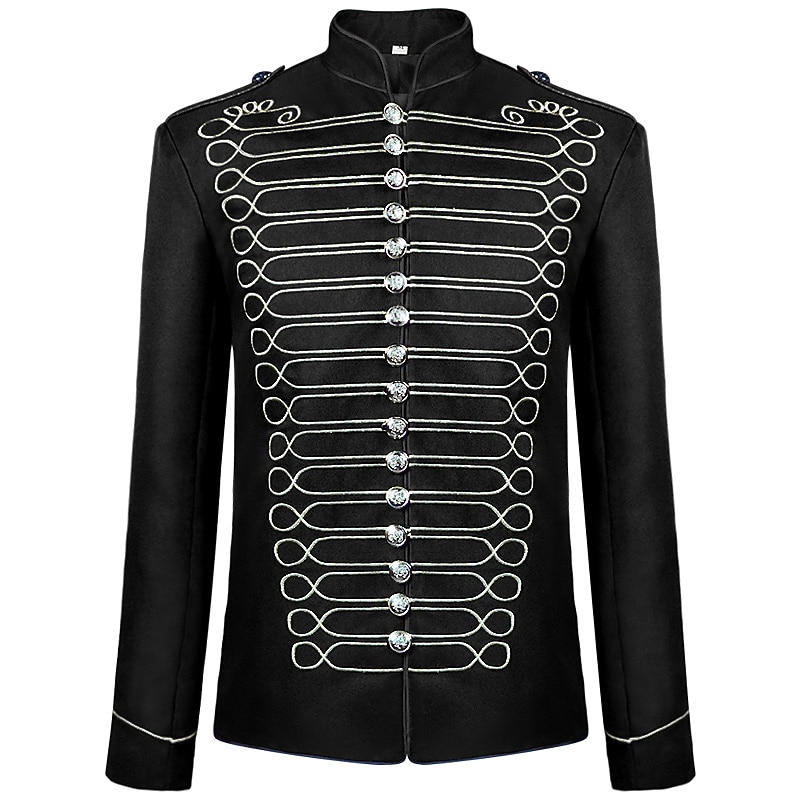 Cappotto Uniforme militare Giacca da circo Principe Aristocratico Retrò Vintage Rococò Medievale Adulti Per uomo Mascherata Feste Carnevale di Venezia Vestirsi del 2026 a $72.99 –P6