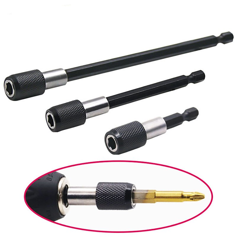 1/4 Inch Red Hexagonal Handle Batch Head Extension Rod Magnetic Screwdriver Quick Release Self-locking Extension Rod 60/100/150mm 2025 - $12.99 –P4