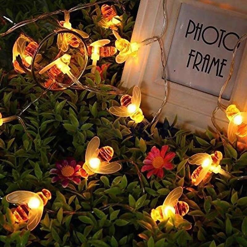 Luci solari da esterno da 5 m, 20 LED, luci da giardino a LED impermeabili per feste di Natale&amp; vacanza del 2025 a $16.99 –P6