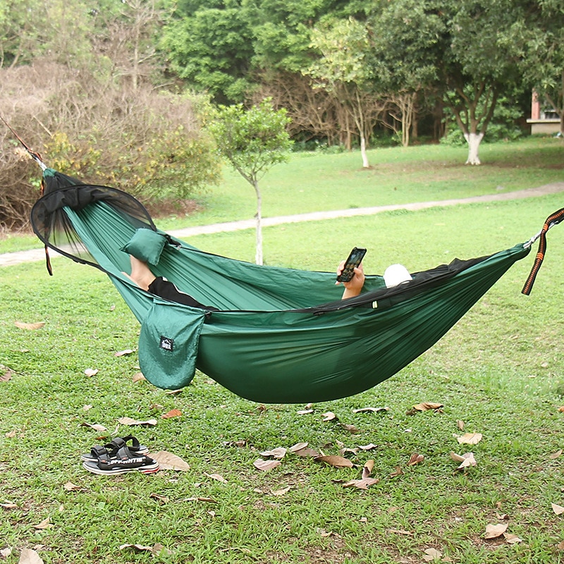 Outdoor Princess Lace Edge Hammock Air Chair Hanging Swinging Garden Camping Bed 