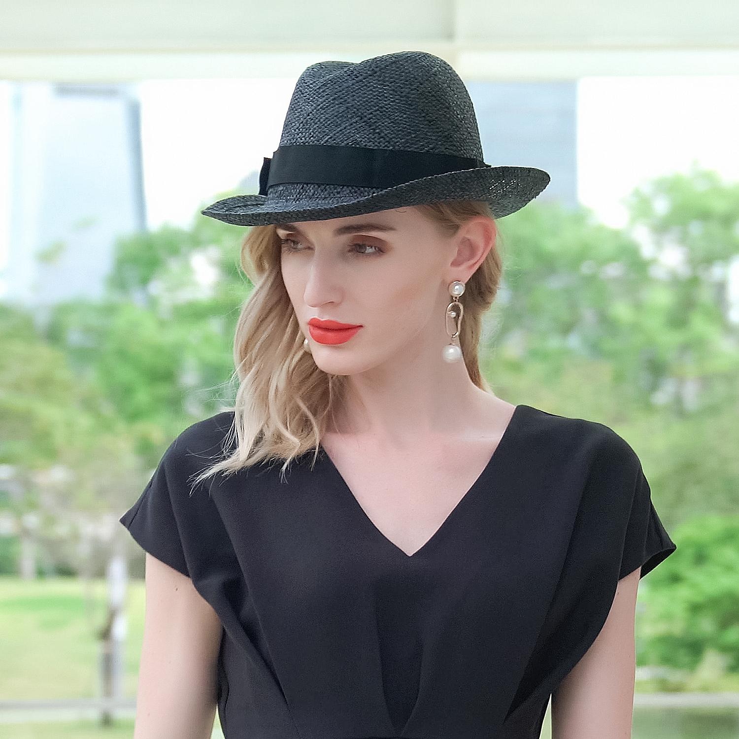 Elegant Beach Straw Hats with Pure Color / Satin Bowknot 1PC Party / Evening / Casual / Melbourne Cup Headpiece 2025 - $14.99 –P2