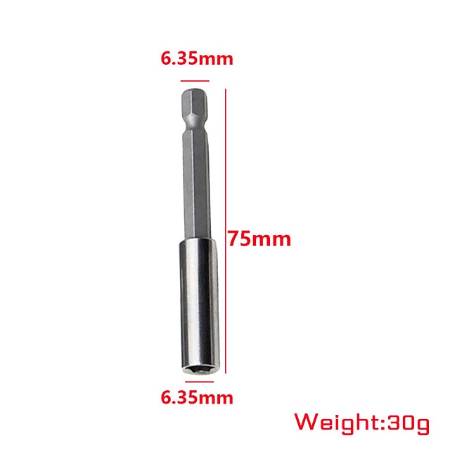 Hex Rod Shank Screwdriver Extension 1/4 Magnetic Quick Change Extension Long Handle Screwdriver Tip Holder Hand Tools Socket 2025 - $7.99 –P6
