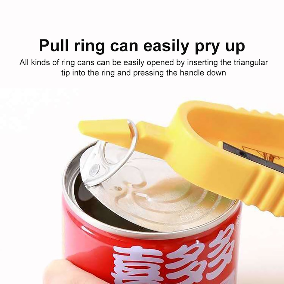 blikopener 5 in 1 multifunctionele potopener draai deksel snel openen koken dagelijks gebruik flesopener keukenaccessoires 2025 - $7.99 –P7