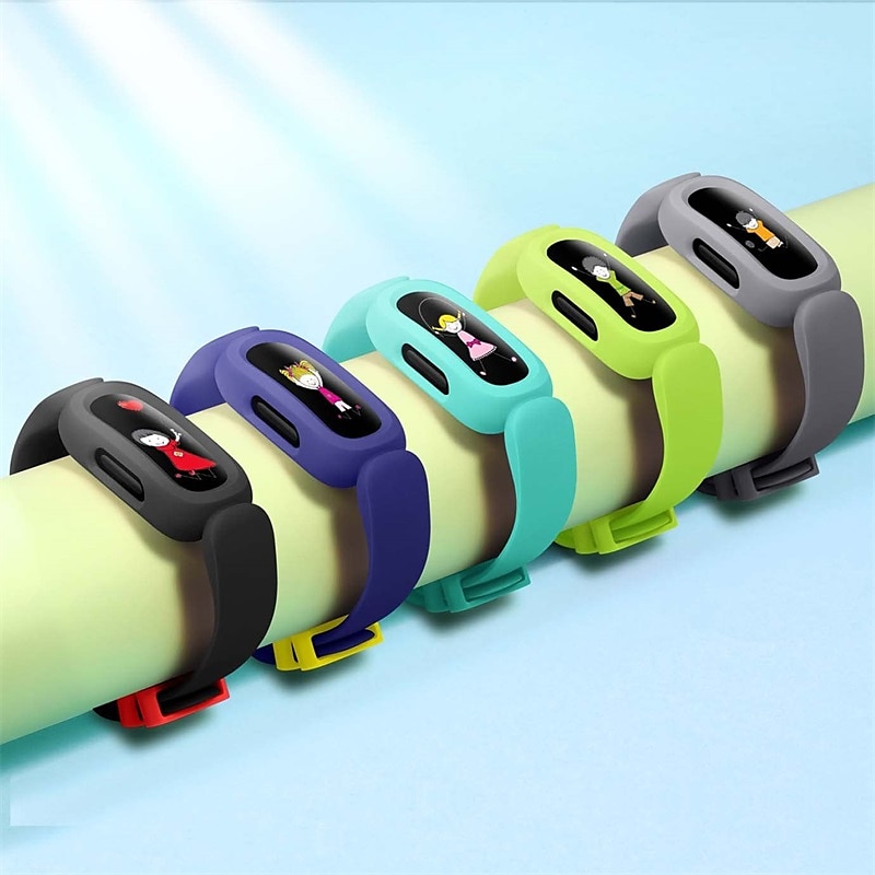5 st Smart Watch-band Kompatibel med Fitbit Ace 3 Mjuk silikon Smart klocka Rem Vattentät Justerbar Andningsfunktion Sportband Ersättning Armband 2025 - $22.99 –P2
