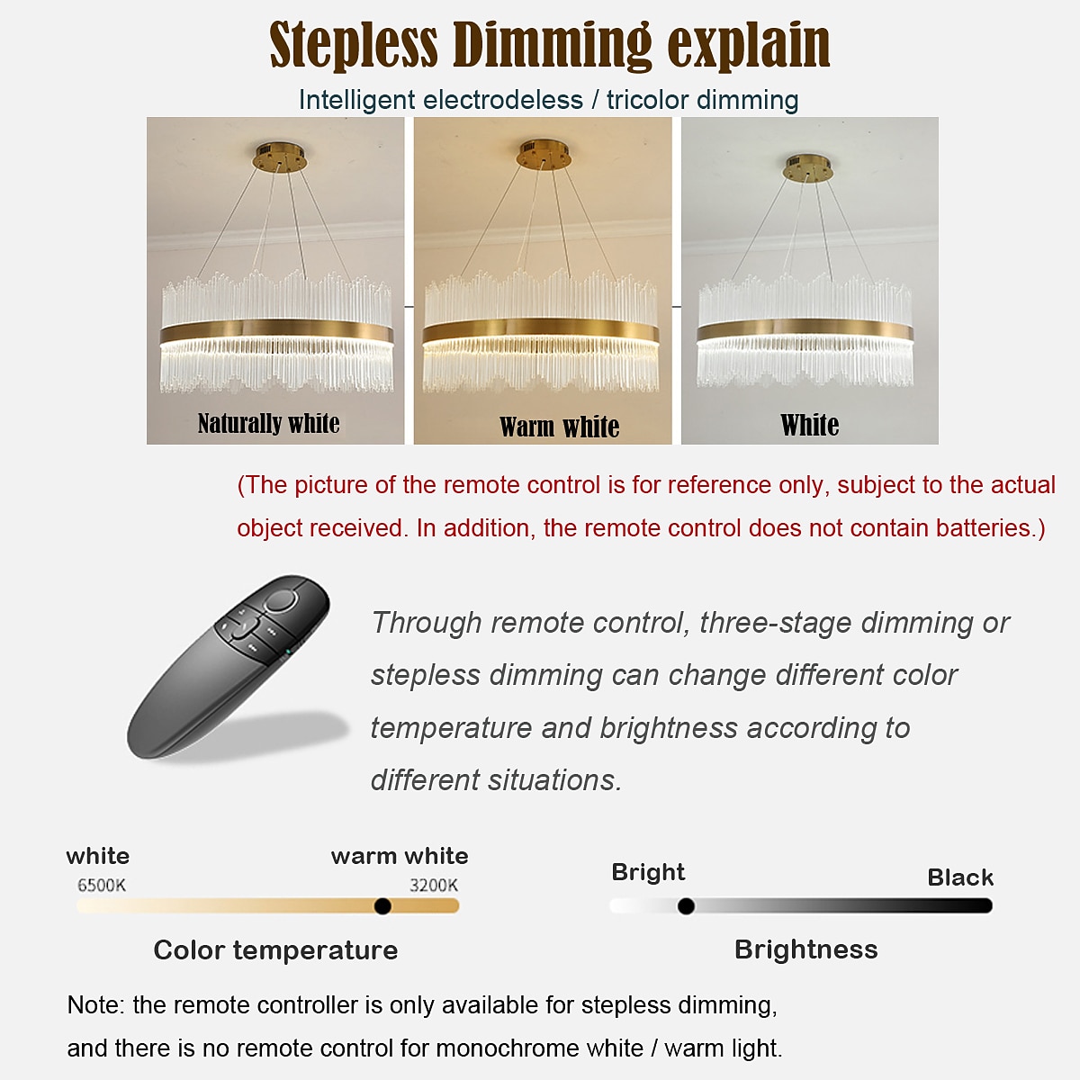 LED Pendant Light 50 / 60 / 80cm Light Luxury European K9 High end Crystal Chandelier Dimming Ceiling Lamp Suitable for Bedroom Dining Room Study AC110V AC220V 2025 - $519.99 –P2