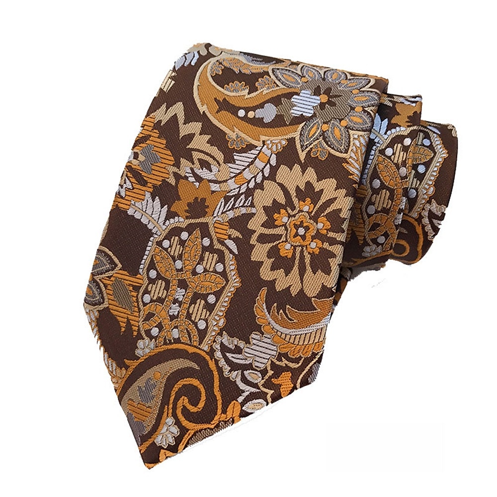 Homme Cravate Cravates Travail Mariage Gentleman Style formel Style moderne Classique Mode Jacquard Formel Entreprise robe ceremonie de 2025 ? $7.99 –P9