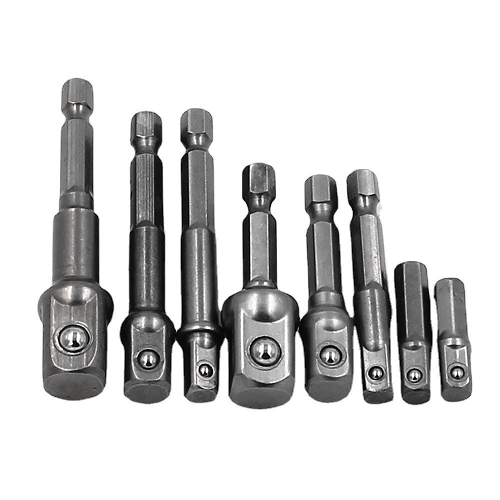 3 st/8 st 1/4 krom vanadin stål hylsa adapter bits set sexkantsskaft förlängningsborr stång sexkant bit set elverktyg 2025 - $6.99 –P6