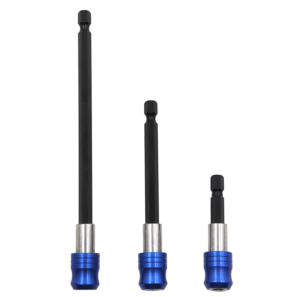 1/4 Inch Blue Hex Shank Automatic lock Screwdriver Bit Extension Rod Quick Release Magnetic Lengthen Batch Head Rod 60mm 100mm 150mm 2025 - $12.99 –P6