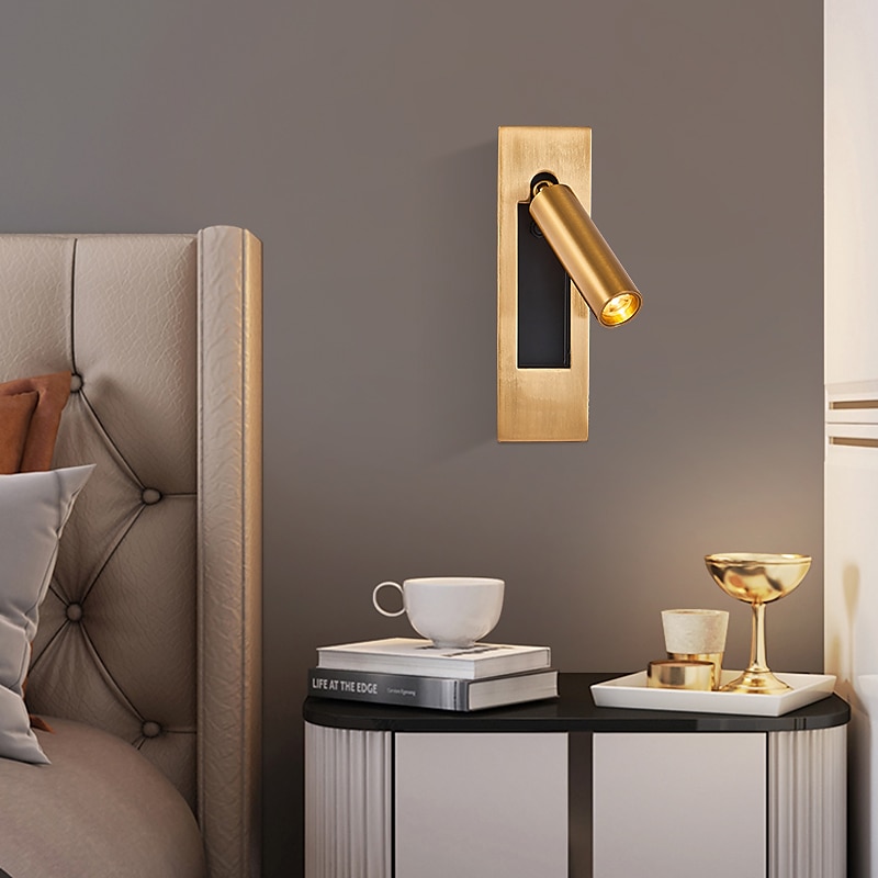 nordischer stil strahler led innenwandleuchte wohnzimmer schlafzimmer metall wandleuchten 110-240 v 3 w 2025 - $71.99 –P3