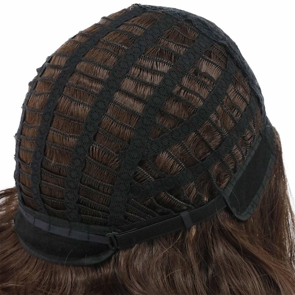 perucă amuzantă pentru bărbați perucă pufoasă scurtă și ondulată maro perucă cosplay perucă anime peruci de halloween 2025 - $24.99 –P10