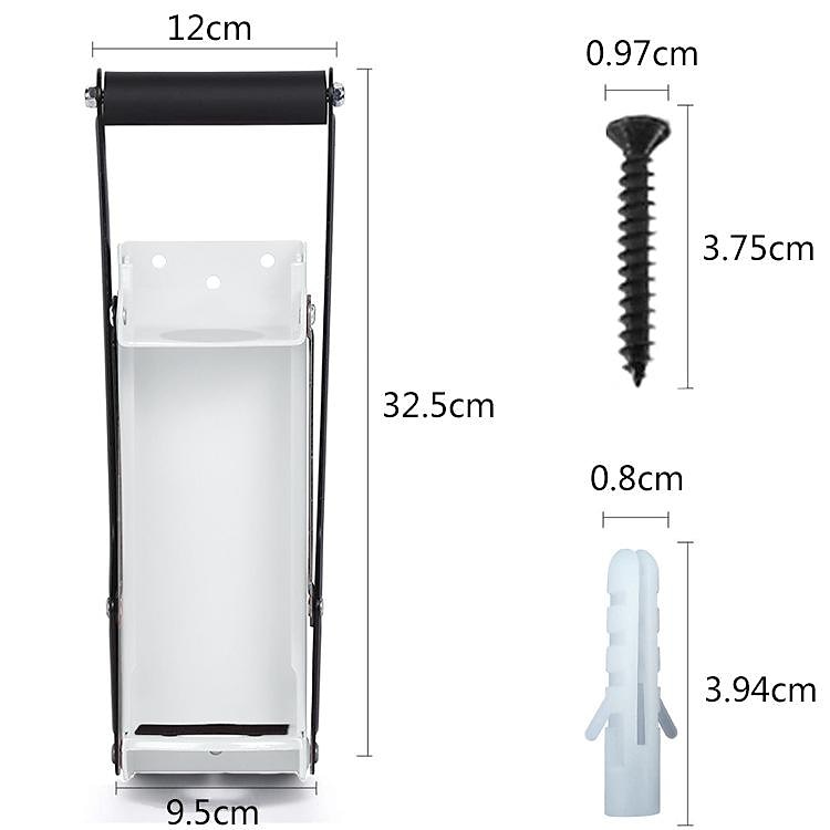 металлическая дробилка для банок, настенная, более толстые металлические рычаги, сверхмощные дробилки для алюминиевых банок для переработки, дробилка для пластиковых бутылок на 16 унций + 4 крепежных 2026 - $26.99 –P11