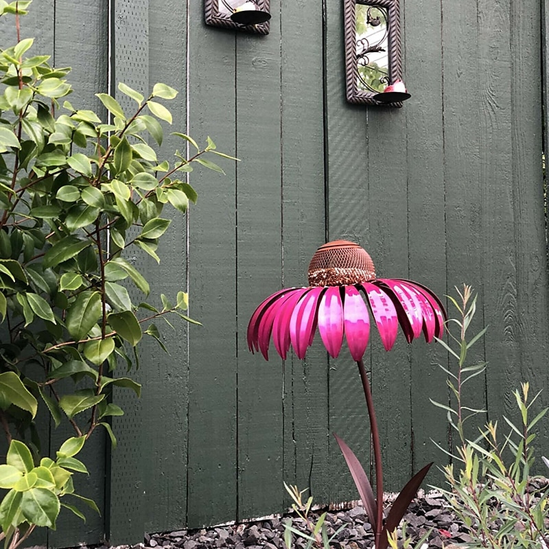 ulkokukkalintujen syöttölaite, kevätkoristeet 78cm korkea metallinen kukkalintujen syöttölaite riippuva kolibrinruokinta puutarha ulkona metallilintujen tarvikkeet lemmikkilintujen ruokinta saalisruoka 2025 - $15.49 –P4