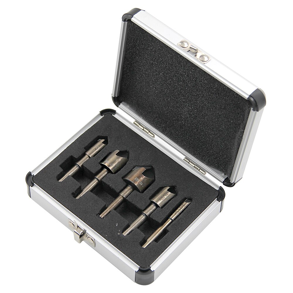 5 pc britannique cuisson jaune en acier à grande vitesse poignée ronde chanfrein à cinq bords pour le travail du bois de 2025 ? $19.99 –P7