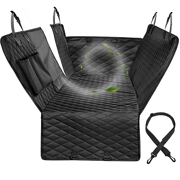 hond auto bekleding waterdicht huisdier reizen hond carrier hangmat auto achter achterbank beschermer mat veiligheid carrier voor honden 2026 - $80.99 –P5