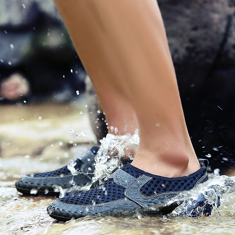 mocassini slip-on da uomo in rete traspirante – scarpe da guida casual leggere con suola antiscivolo per l'estate del 2026 a $34.99 –P7