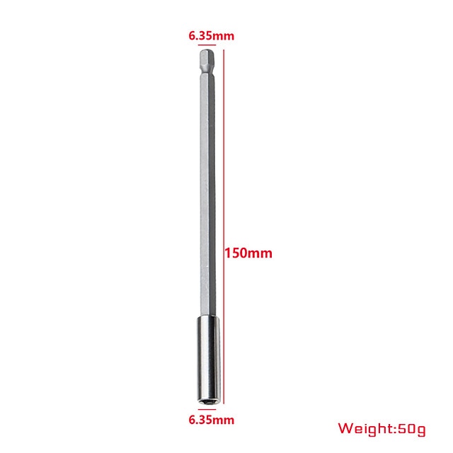 Hex Rod Shank Screwdriver Extension 1/4 Magnetic Quick Change Extension Long Handle Screwdriver Tip Holder Hand Tools Socket 2025 - $7.99 –P8