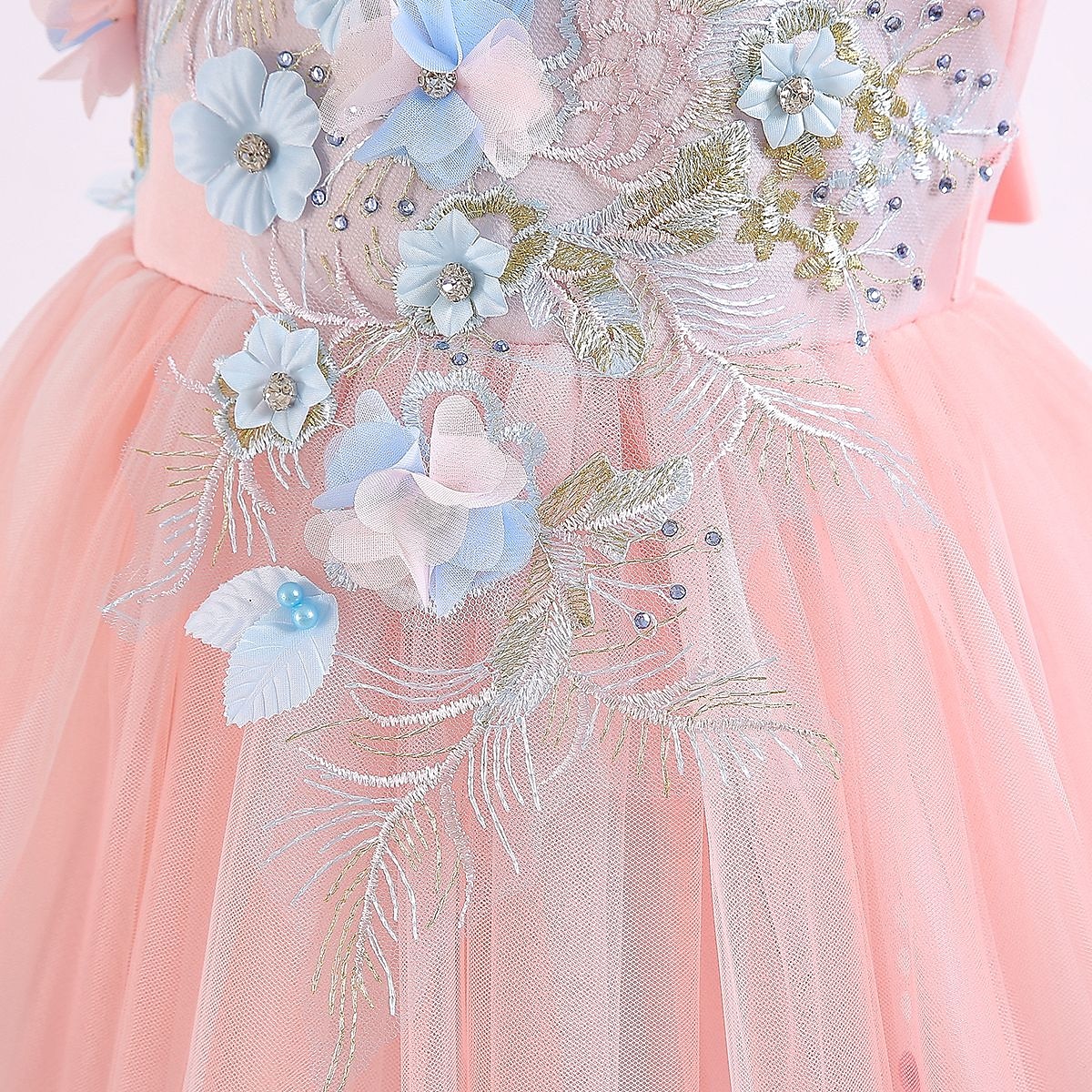 kinderkleidung Mädchen Blumenmädchen Kleid Kleid Party Kleid Blume Ärmellos Leistung Hochzeit Party Gitter Elegant Prinzessin Polyester Midi abendkleider Blumenmädchenkleid Sommer Frühling 3-10 Jahre 2025 - $41.99 –P5