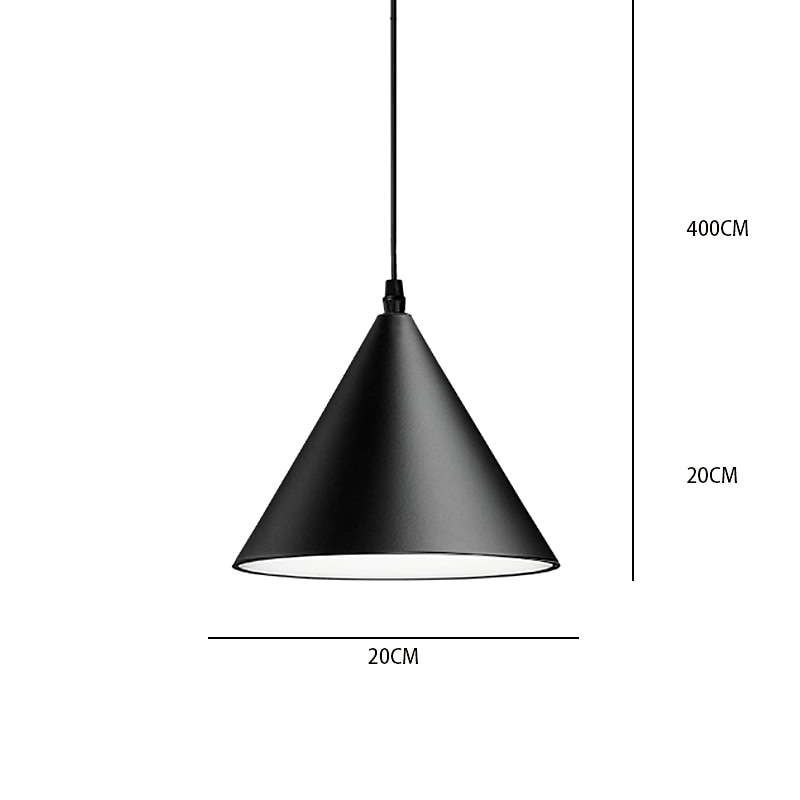 2-Light 20 cm Egységes kialakítás Sziget Design Függőlámpák Fém Festett felületek Modern Skandináv stílus 85-265 V 2025 - $101.99 –P1