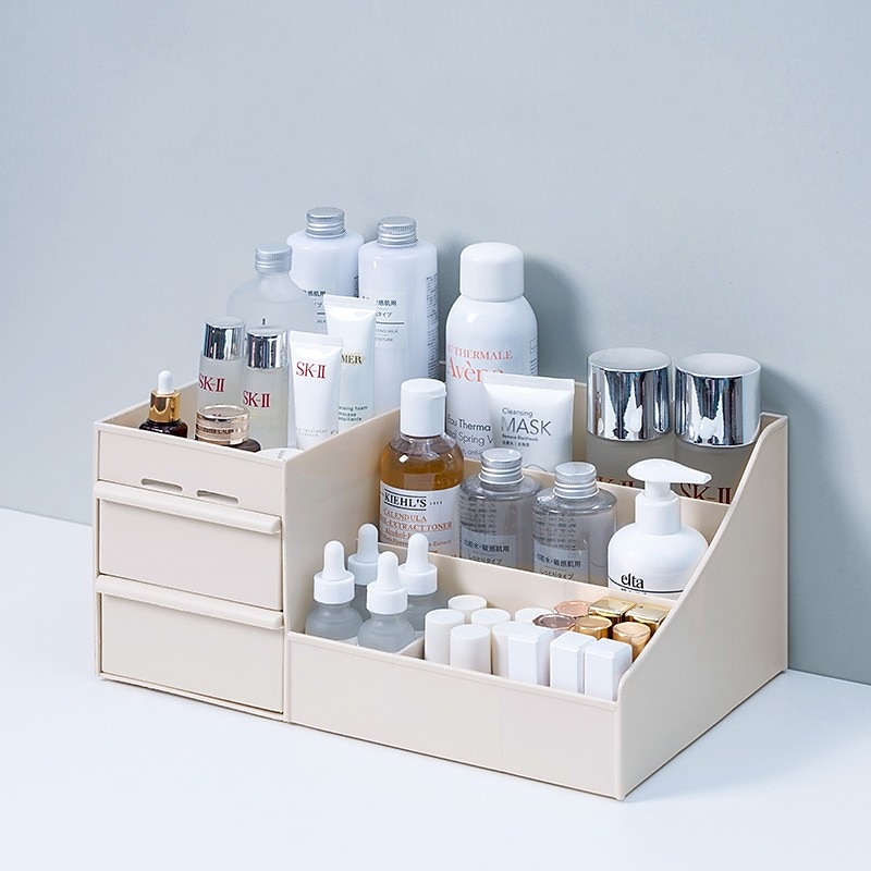 Drawer Makeup Storage Box Cosmetic Storage Box Desktop Dresser Organizer Container Jewelry Lipstick Cosmetics Storage Rack Large Capacity 2025 - $11.49 –P13
