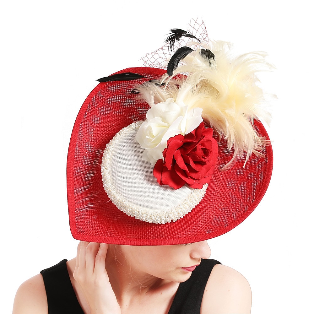 Elegante Retro Antiguo Tocados Ropa de Fiesta Sombrero fascinador Disfraz Mujer Mascarada Fiesta / Noche Despedida de Soltera Adulto Para la Cabeza 2026 - $37.99 –P10