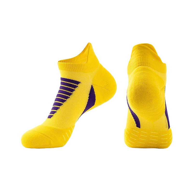 Herr Strumpor Cykelstrumpor Utomhusträning Cykel / Cykelsport Andningsfunktion Mjuk Svettavvisande 5 par Rand Polyester Nylon Violett Svart Vit En Storlek / Elastisk 2025 - $16.49 –P7