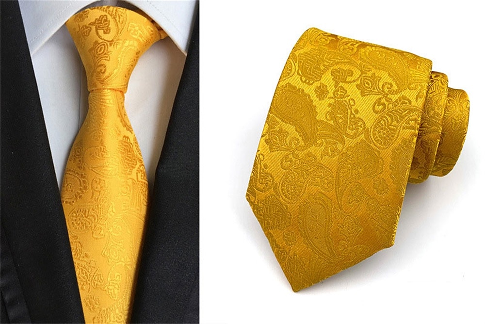 Herre Slips Kontor Bryllup Herre Formell Stil Moderne Stil Jacquard Mote Jacquardvevnad Formell Virksomhet Formell kveld 2025 - $12.99 –P10