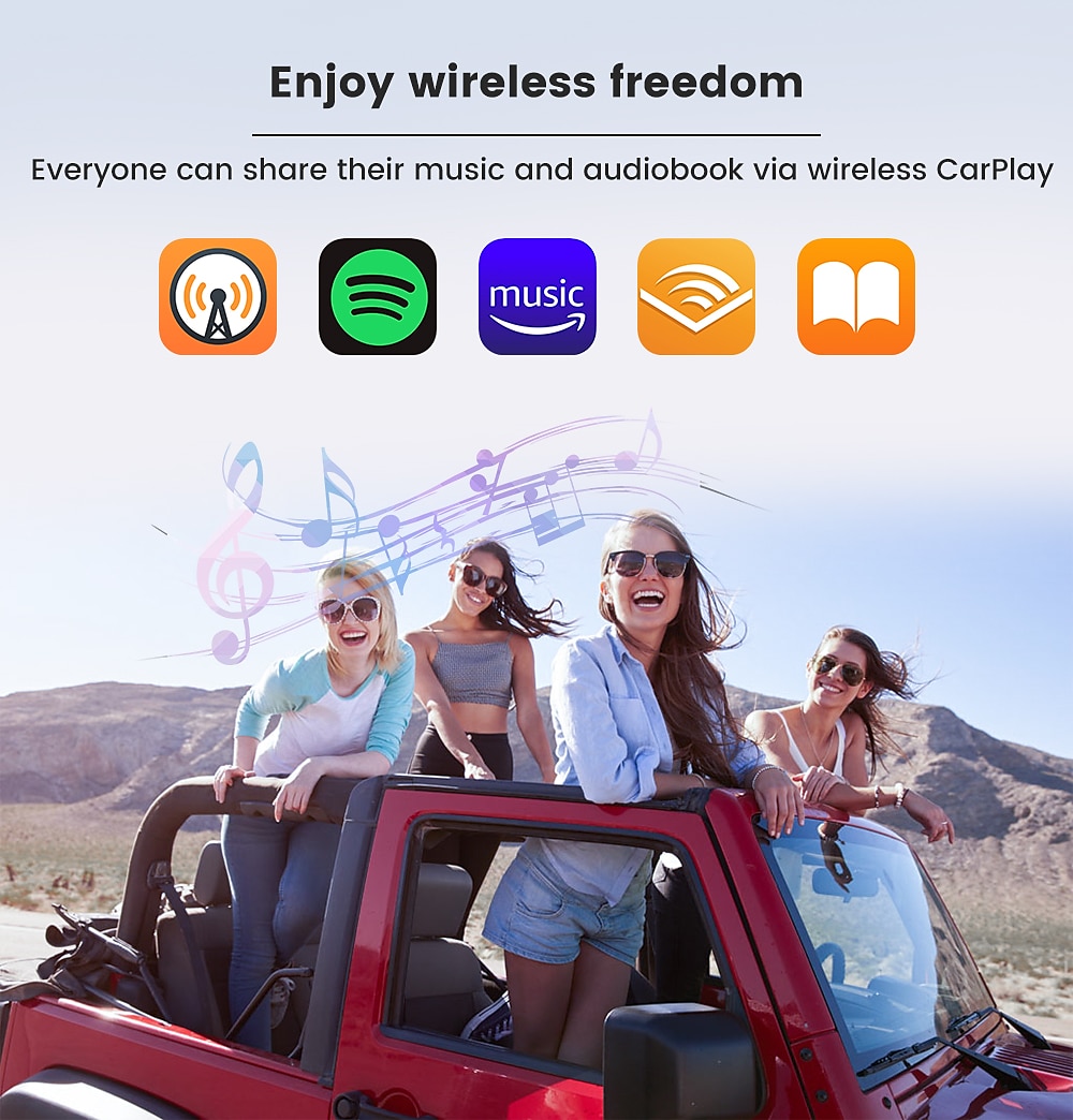 2025年 carlinkit 4.0 cpc200-cp2a ワイヤレス carplay android 自動アダプター互換内蔵有線 carplay カープラグ&amp; プレイ、アンドロイド携帯電話とiPhoneで利用可能  コレクション – $96.99 –P11