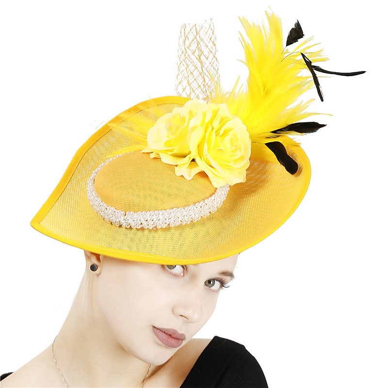 Elegante Retro Antiguo Tocados Ropa de Fiesta Sombrero fascinador Disfraz Mujer Mascarada Fiesta / Noche Despedida de Soltera Adulto Para la Cabeza 2026 - $37.99 –P17