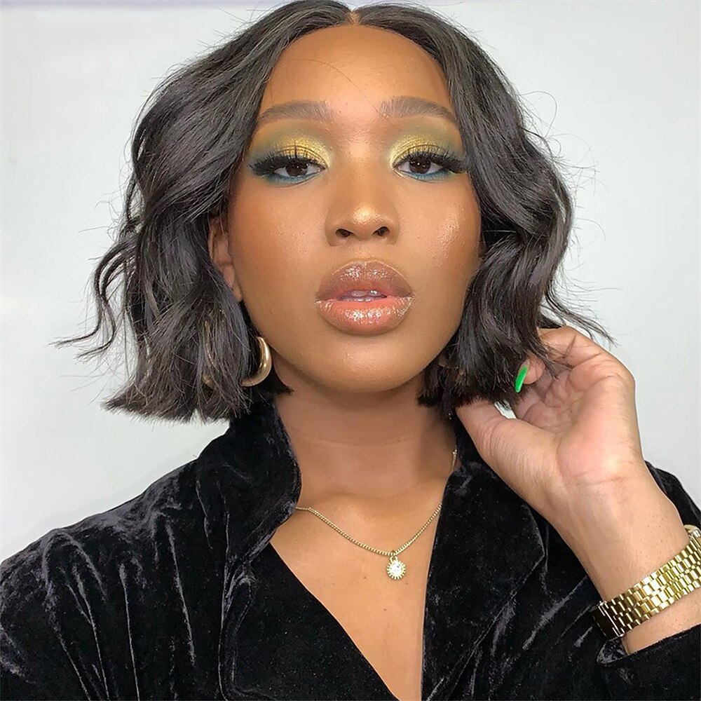 4x4x1 Lace Closure Wig 13x4x1/4x4x1 T Part Body Wave Wig Human Hair Wigs 150% 180% Density Peruvian Remy Hair Natural Wig 2025 - $79.99 –P3