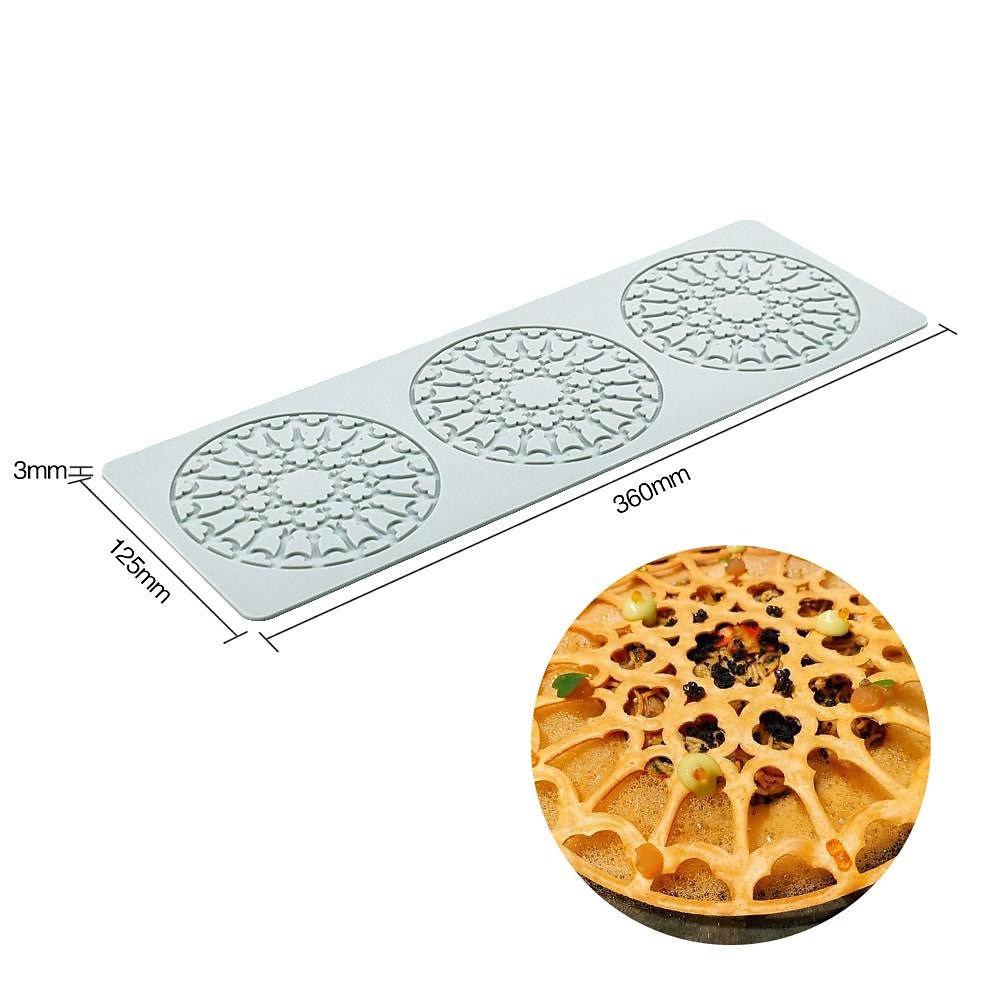 lång remsa kärlek bubbla fondant spets pad pyssel bak dekoration molekylär matlagning tryckform 2025 - $2.99 –P13